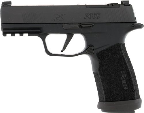 Sig Sauer P365 XMACRO TACOPS Handgun 9mm Luger 17rd Magazines(4) 3.7" Barrel Black