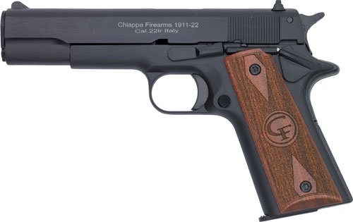 Chiappa 1911 .22 LR Handgun .22 LR 10rd Magazines(2) 5" Barrel Wooden Grips