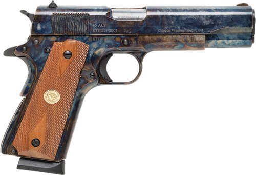 Chiappa 1911 Field Handgun .45 ACP 8rd Magazine 5" Barrel Case Colored with Ivory Grips