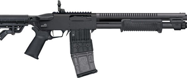 Mossberg 590M Shotgun 12ga 2-3/4" Chamber 10rd Magazine(1) 18.5'' Barrel Adjustable Stock Magpul MBUS Sights