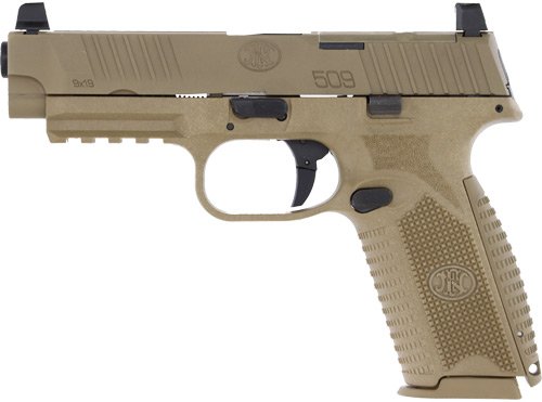 FN 509 Fullsize MRD Handgun 9mm Luger 17rd Magazine(2) 4.5" Barrel FDE