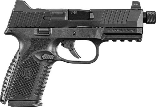 FN 509 Midsize Tactical Handgun 9mm Luger 15rd & 24rd Magazines (2) 4.5" Threaded Barrel Black NMS