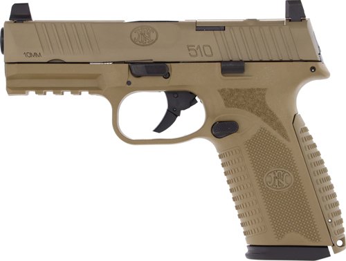 FN 510 MRD Handgun 10mm Auto 10rd Magazine (2) 4.1" Barrel FDE