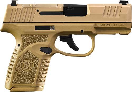 FN Reflex MRD Handgun 9mm Luger 10rd Magazines (2) 3.3" Barrel FDE NMS