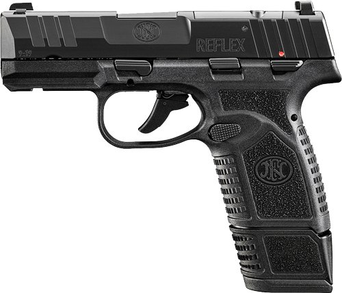 FN Reflex MRD Manual Safety Handgun 9mm Luger 11(1)&15(1)rd Magazines 3.3" Barrel Black