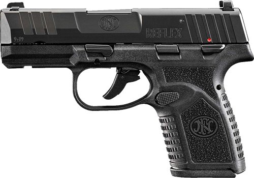 FN Reflex MS Handgun 9mm Luger 10rd Magazines (2) 3.3" Barrel Black