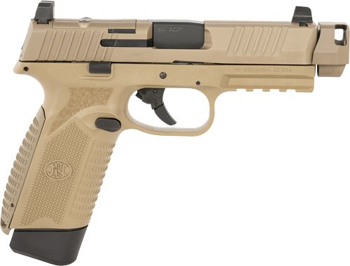 FN 545 MRD Comp Handgun 45 Auto 15rd Magazines(2) 4.43" Barrel FDE Finish