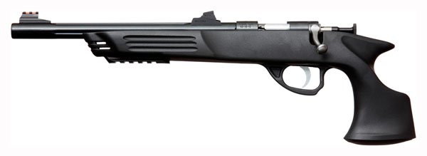 CRICKETT PISTOL 22WMR - BLUED/BLACK SYNTHETIC THREADED