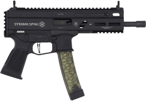 Grand Power Stribog SP9A1 Pistol - Black | 9mm | 8" Threaded Barrel | 30rd