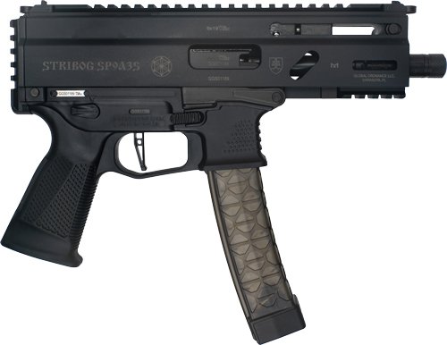 Grand Power Stribog SP9A3S Pistol - Black | 9mm | 5" Threaded Barrel | 30rd