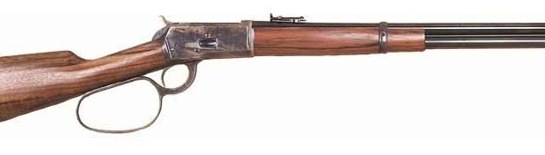 CIMARRON 1892 COGBURN CARBINE - 45LC 20" LARGE LOOP BLUED WAL