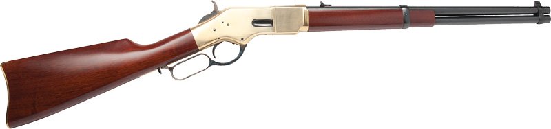 Cimarron 1866 Yellowboy 38-40 - 19" Brass/Blued Walnut