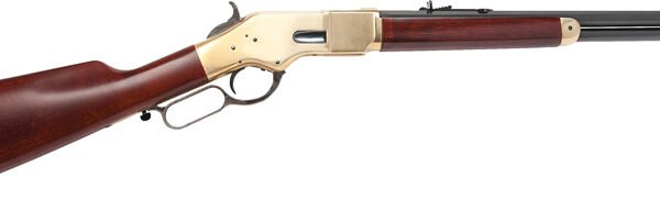 CIMARRON 1866 YELLOWBOY 22LR - 24" OCTAGON BRASS/BLUED WALNUT