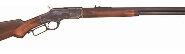 CIMARRON 1873 DELUXE 44/40 WIN - 24" OCTAGON CC/BLUED PG WALNUT