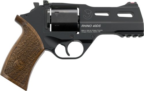 RHINO .357MAG REVOLVER 40 SAR BLK 4IN BBL W/3 MOON CLIPS 6RD