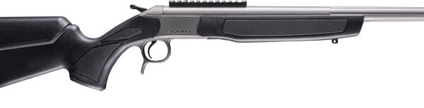 CVA Scout TD Single Shot Rifle .360 Buckhammer. 20" Threaded Stainless Barrel Black Stock 0 MOA Pic Rail