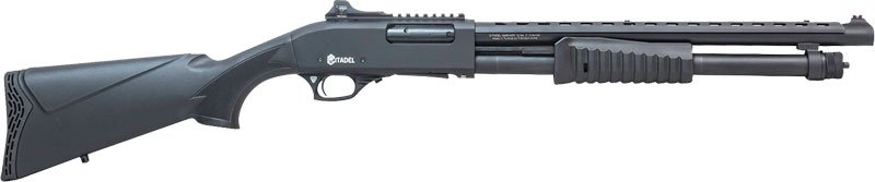 Citadel Mariner 12ga Pump Adj - Sight Pic Rail Black Synthetic