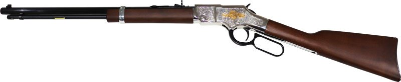 Henry Texas Rangers Bicentennial Tribute Edition Rifle .22 LR 16rd Magazine 20" Barrel Walnut - Image 3