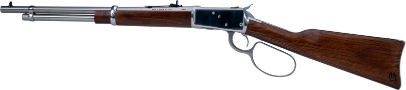 Heritage 92 Lever Action Rifle .44 Mag 8rd Capacity 18' Polished Stainless Barrel Wood Stock - Image 2
