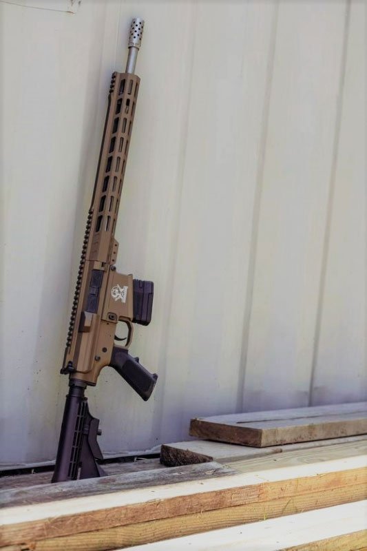 Great Lakes Firearms AR-10 Rifle .308 Win 10rd Magazine 16" Stainless Barrel 15" MLOK Rail Bronze Finish - Image 3