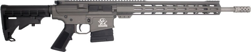 GLFA AR-10 Rifle .308 Win 10rd Magazine 16" Stainless Barrel 15" MLOK Rail Tungsten Finish