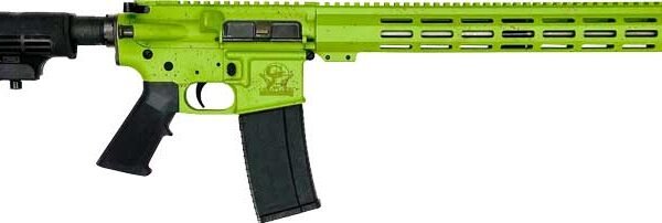 GLFA AR15 SPLATTER 223 WYLDE - 16" S/S BBL ZOMBIE GREEN