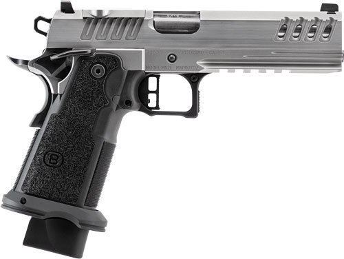 Bersa M2XI 1911 DS Handgun 9mm Luger 18(1)&22(1)rd Magazine 5" Barrel Stainless Steel Optics Ready Night Sights