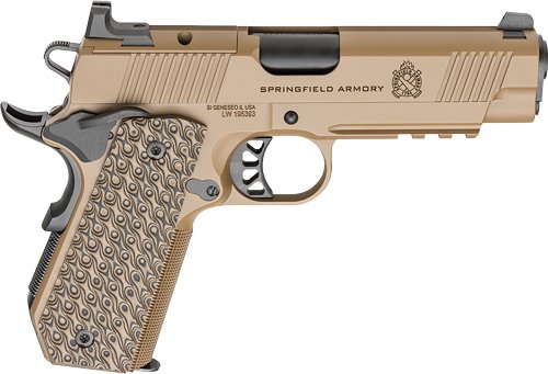 SPRINGFIELD 1911 TRP 45ACP AOS - 4.25" 7RD COYOTE BROWN