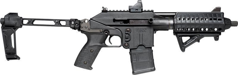 Kel-Tec PLR16 Defender Handgun .223 Rem/5.56mm 10rd Magazine 9" Barrel Viridian RFX11 Red Dot & Strike Industries Brace
