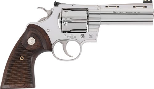 COLT PYTHON 357MAG 6" SS - ADJ SIGHT WALNUT GREEN FO