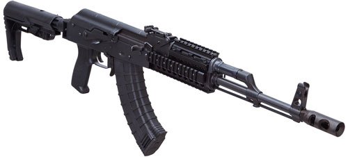 Riley Defense RAK47-T-MP 7.62x39mm 30rd Magazine 16.25" Barrel MFT Collapse Stock Black