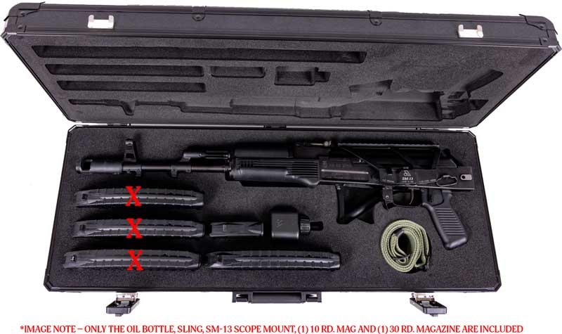 Arsenal SAM7SF Bulgarian Side Folder AK47 Package 30rd Mag SM-13 Rail Custom Hard Case - Image 3
