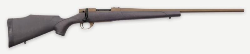 Weatherby Vanguard Weatherguard Bronze Rifle 6.5 PRC 3rd Capacity 24" Bronze Barrel Black/Bronze Stock