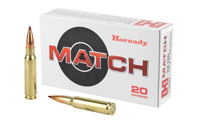 HORNADY MATCH 308 WIN 168GR - ELD MATCH 20RD 10BX/CS