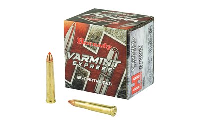 Hornady Varmint Express Rifle Ammunition .22 Hornet 35 gr V-MAX 3100 fps 25/ct