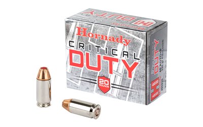 Hornady Critical Duty Handgun Ammunition .45 ACP (+P) 220 gr. PT 975 fps 20/ct
