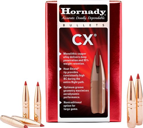 Hornady CX (Copper Alloy EXpanding) Bullets 22 cal .224 70 GR CX (1-7'') 50/ct