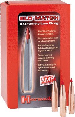 Hornady ELD Match Bullets with Heat Shield 7mm .284" 162 gr ELD MATCH 100/Box