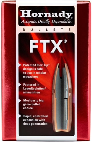 Hornady FTX Rifle Bullets .35 cal .355" 165 gr FTX (.350 Legend) 100/ct
