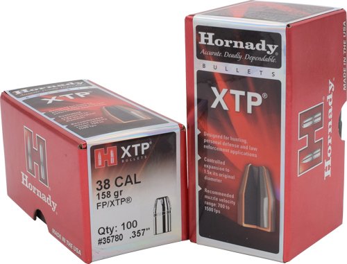 Hornady Handgun Bullets .38 cal .357" 158 gr XTPFP 100/ct