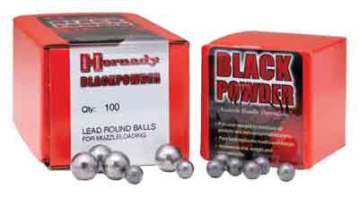 Hornady Lead Round Ball .54 cal .530" 100/ct