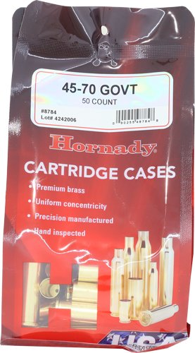 Hornady Unprimed Brass Rifle Cartridge Cases .45-70 Govt 50/ct