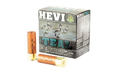 HEVI TEAL 12GA 3" #6 25/250
