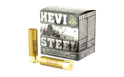 HEVI-Shot HEVI-Steel Shotshells 12 ga 3-1/2" 1-3/8oz 1550 fps #2 25/ct