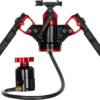 ACCU-TAC BIPOD HYB500 HYDRO - ARCA SPEC WITH REMOTE BLK/RED