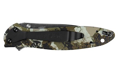 Kershaw Leek 3" Kings Camo Blkwash - Image 3