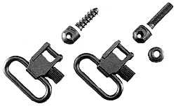 Uncle Mike's QD Machine Screw Type Swivel - 1" Black