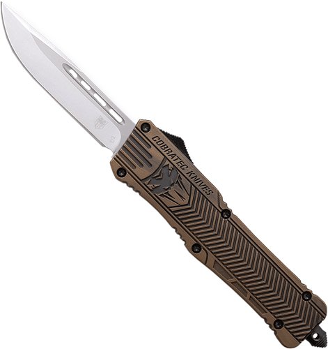 COBRATEC MEDIUM CTK1 OTF - CERTAKOTE BRONZE 3" DRP POINT