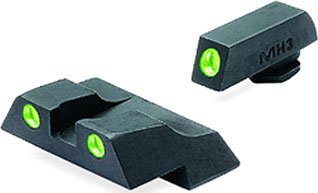 Meprolight Night Sight Fixed - Set Green/Green For Glock 26/27