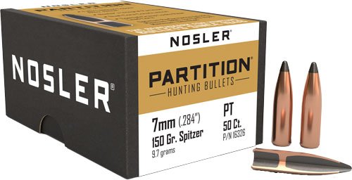Nosler Partition Bullets 7mm .284" 150 gr SPT  50/ct